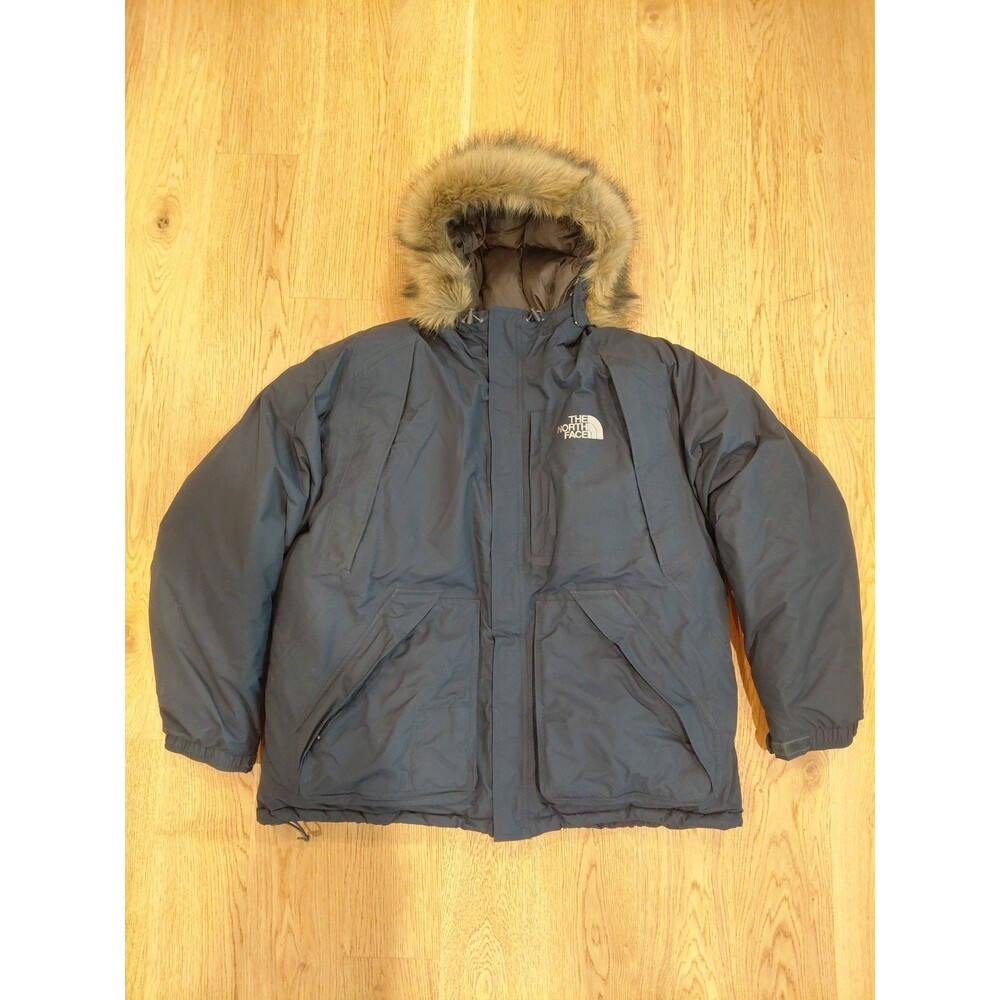 North Face McMurdo parka Down Jacket Navy Blue Men's Size XXL